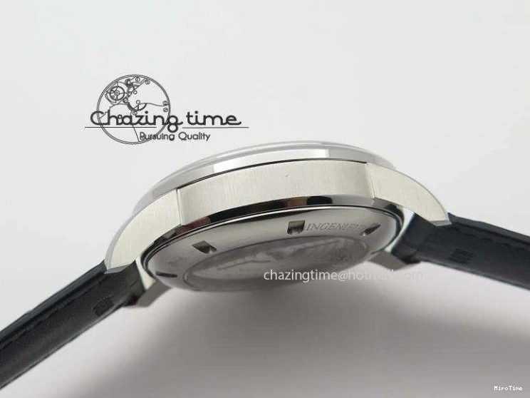 MIROTIME 0105 RelaxedFit Ingeniuer St.Laurens SS White Dial MKF 1:1 V2 Best Edition On Black Leather Strap A 7355